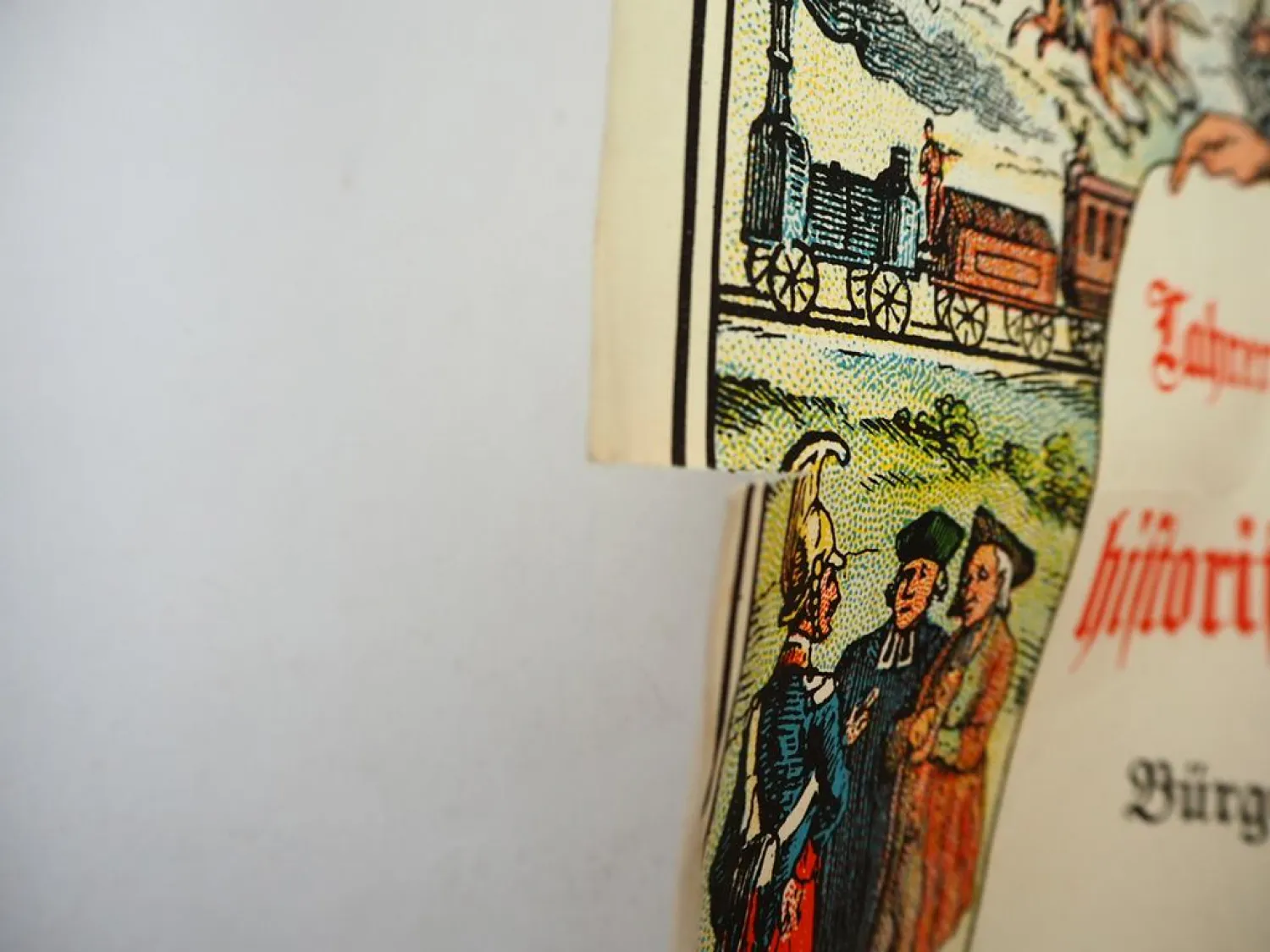 Original Werbeplakat der Lahrer Hinkenden Boten Histor.Kalender Lahr Baden 1953