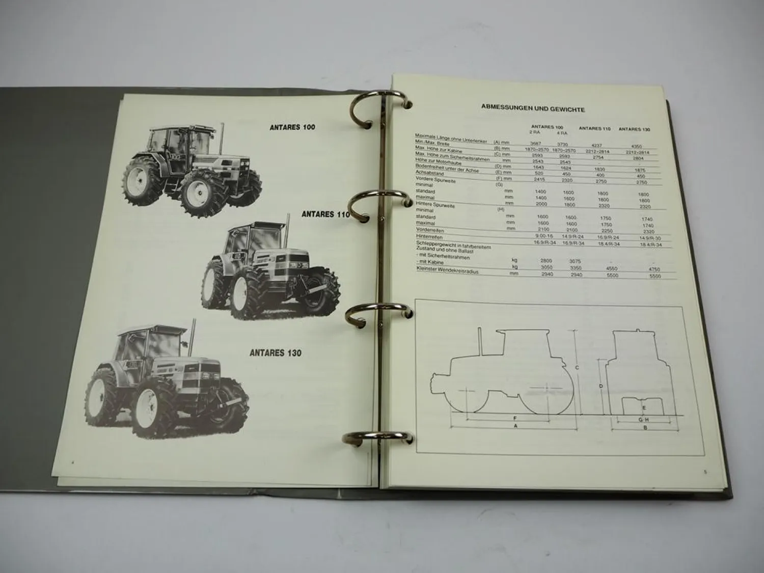 Original Werkstatthandbuch Same Antares 100 110 130 Instandsetzung Reparaturanleitung