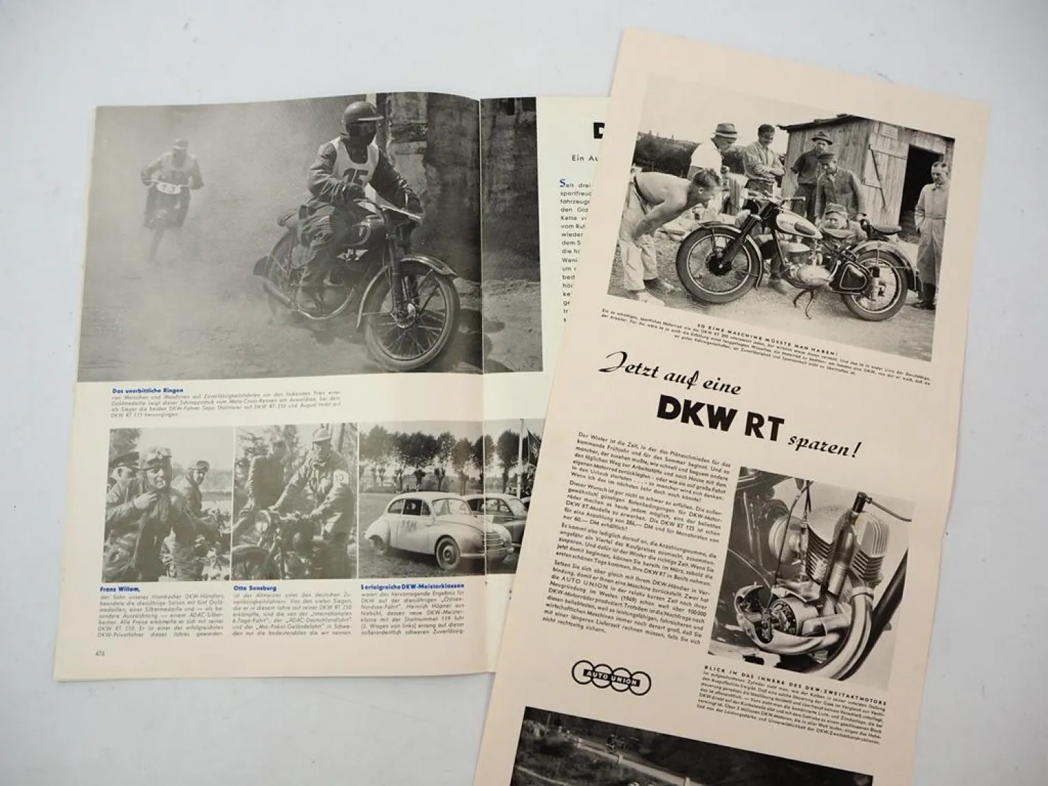 Original Zeitschrift DKW Nachrichten Nr. 21 1952 PKW Bus Motorrad