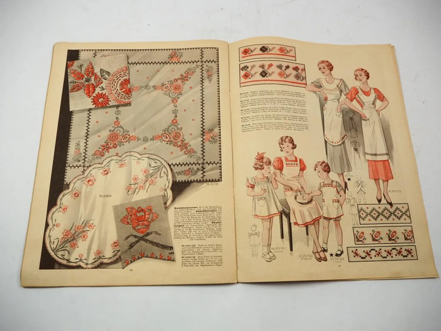 Original Zeitschrift Modenschau 1936 Damenmode