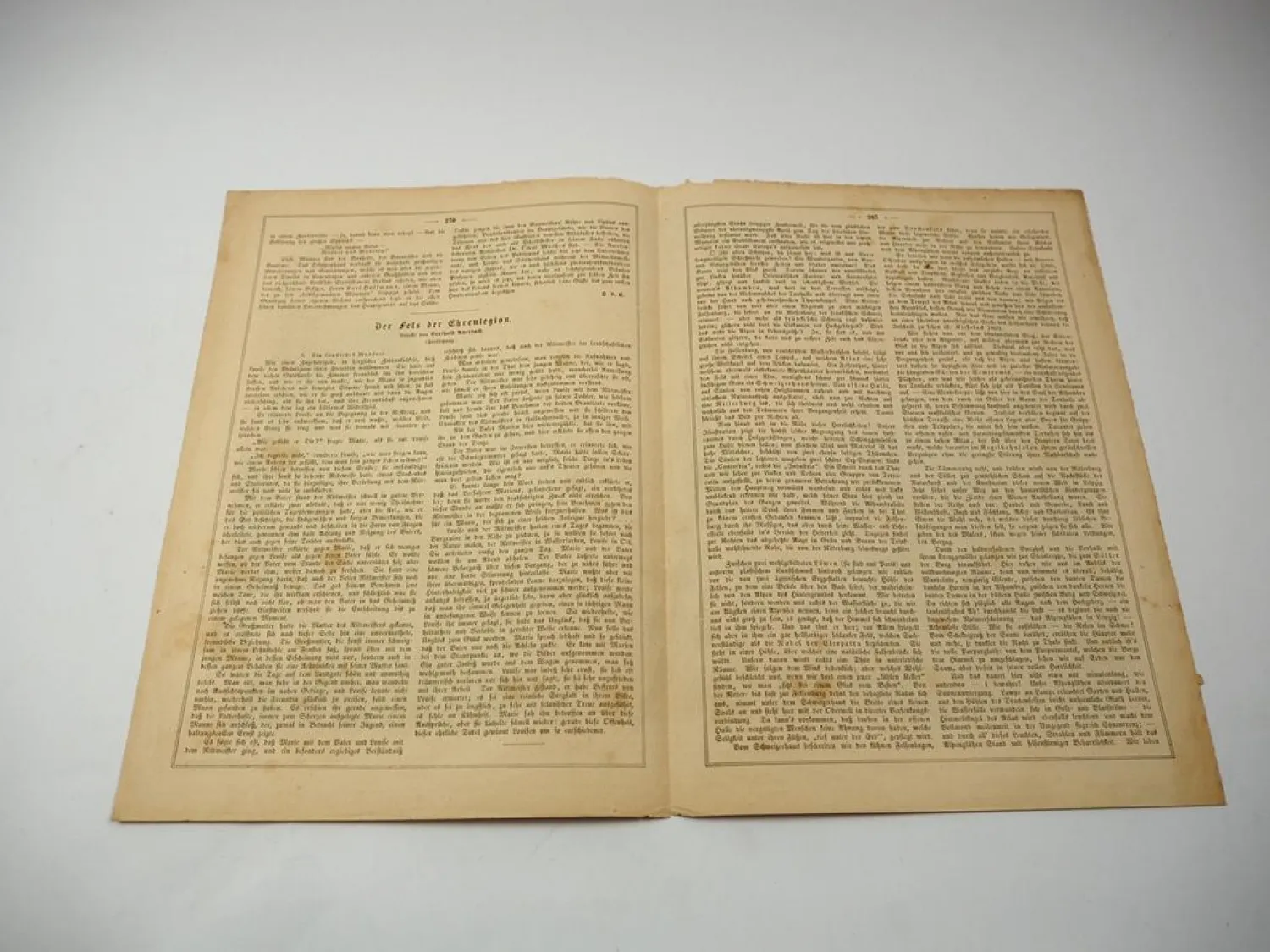 Original Zeitungsblatt Die neue Welt des Schützenhauses zu Leipzig ca. 1865