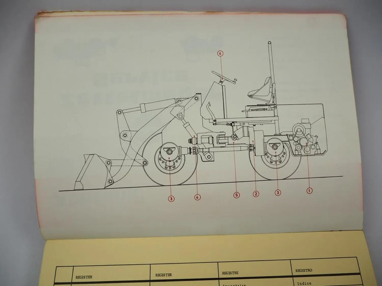 Original Zettelmeyer Europ ZL500 Knicklader Ersatzteilliste 1970er Jahre