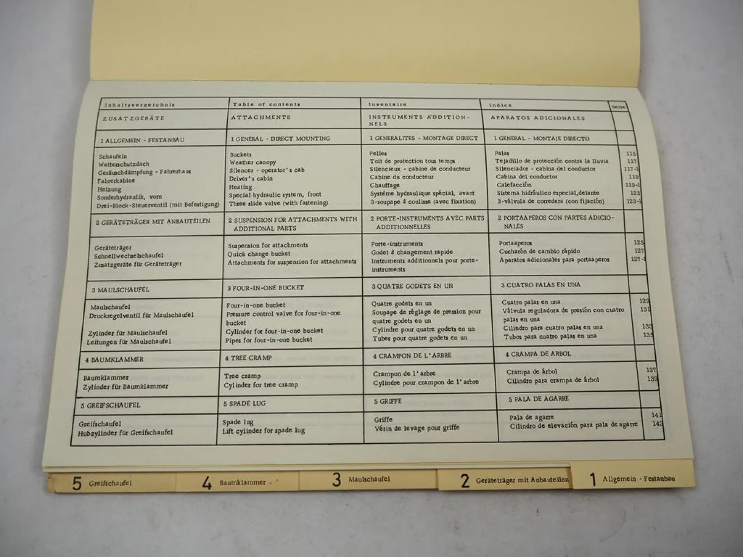 Original Zettelmeyer ZL500 Knicklader Ersatzteilliste Spare Parts List 1970er J.