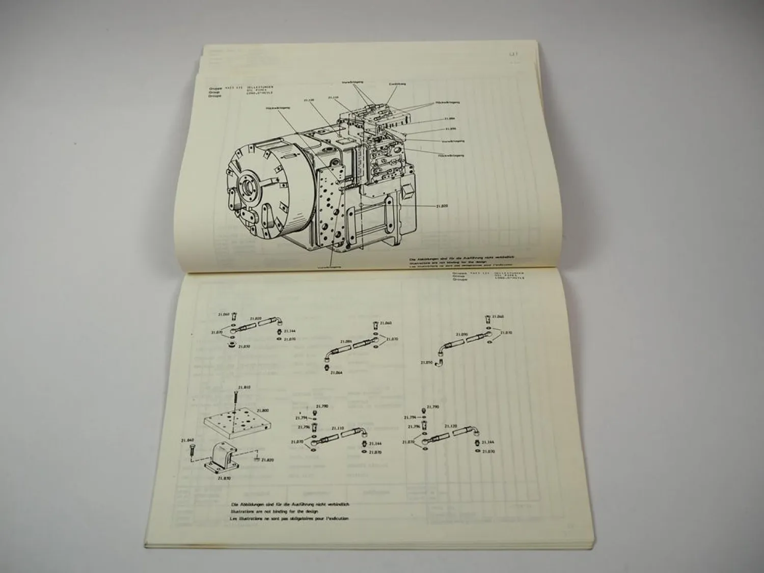 Original ZF 3 PW 45 H Hydromedia Gertriebe Ersatzteilliste Hyster Gabelstapler 88