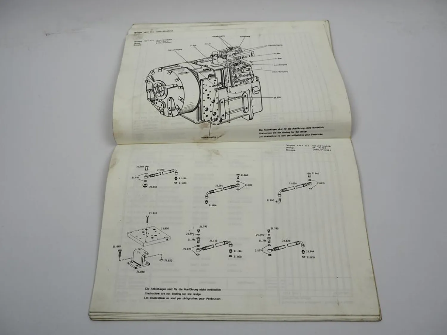Original ZF 3PW 45H Hydromedia Getriebe Ersatzteilliste Hyster Parts List 1/1991