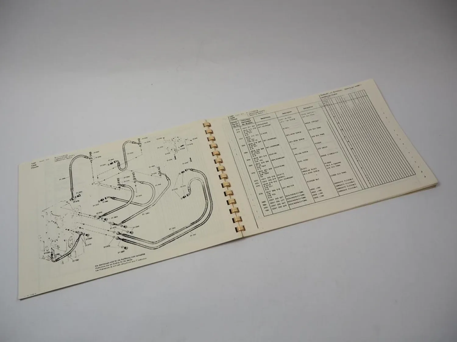 Original ZF 3WG121 Getriebe Ersatzteilliste Lancer Boss Gabelstapler Parts List