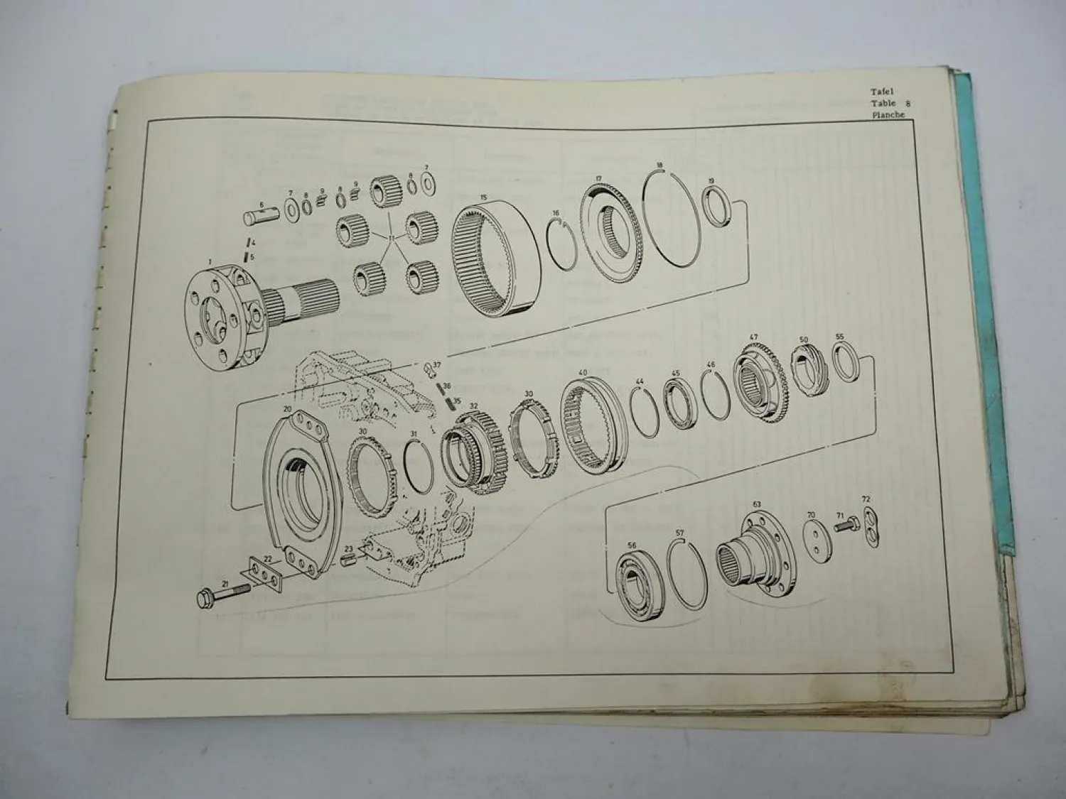 Original ZF 5 K-90 GP Allklauen Getriebe Ersatzteilliste Magirus Parts List 10/79