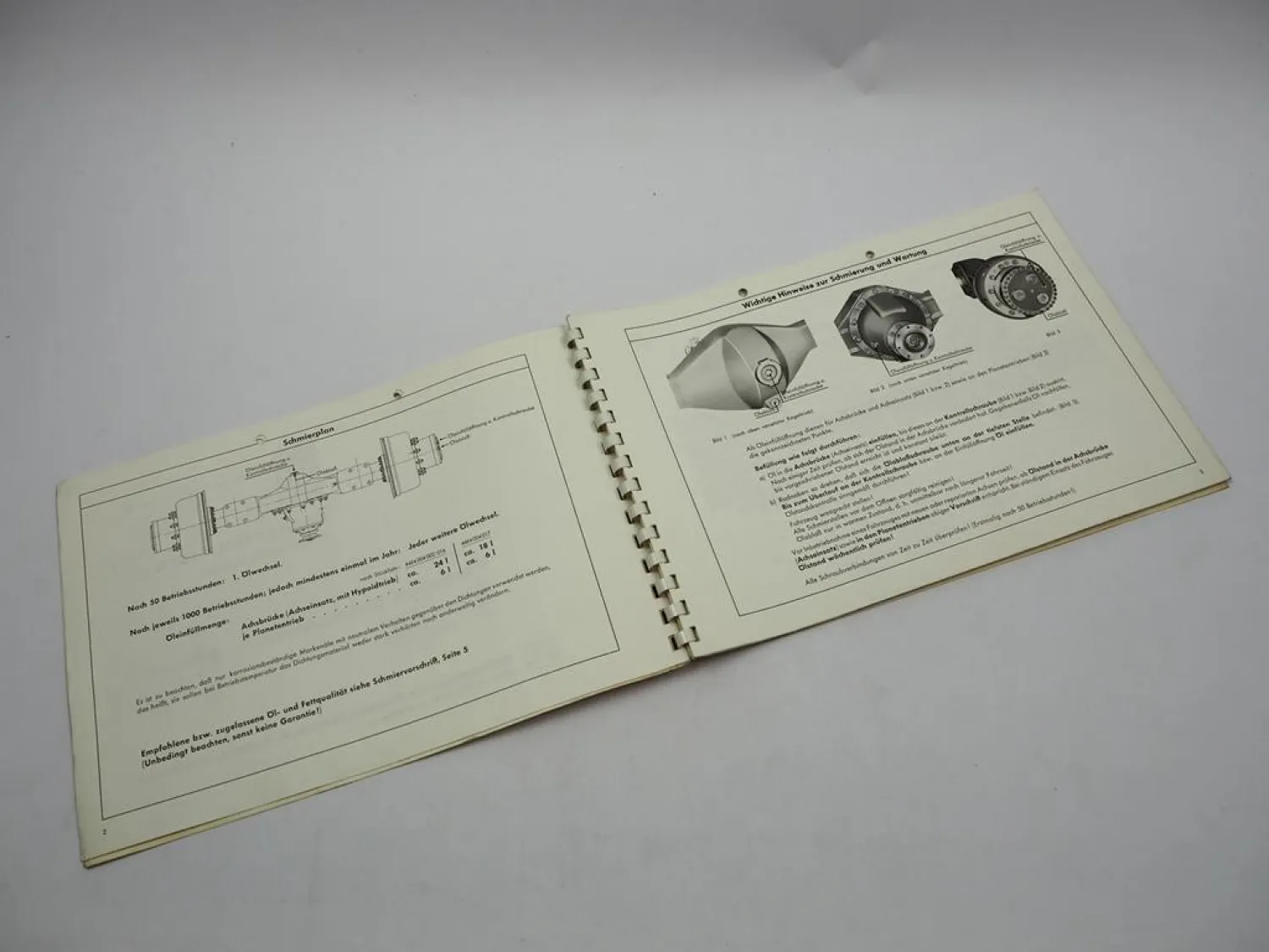 Original ZF AP-15/R Planetenstarrachse Ersatzteilliste Frisch 01/1970