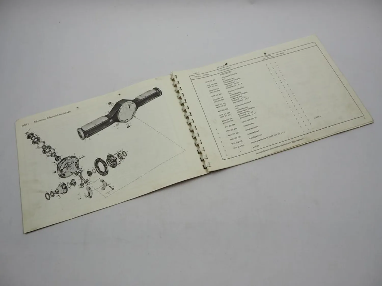 Original ZF AP-15/R Planetenstarrachse Ersatzteilliste Frisch 01/1970