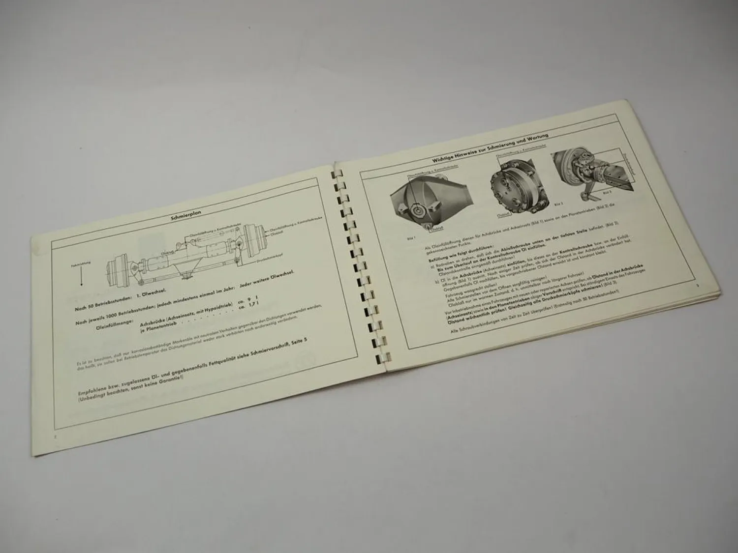 Original ZF APL-3/D Planetenlenkachse Ersatzteilliste Hanomag Traktoren 1970