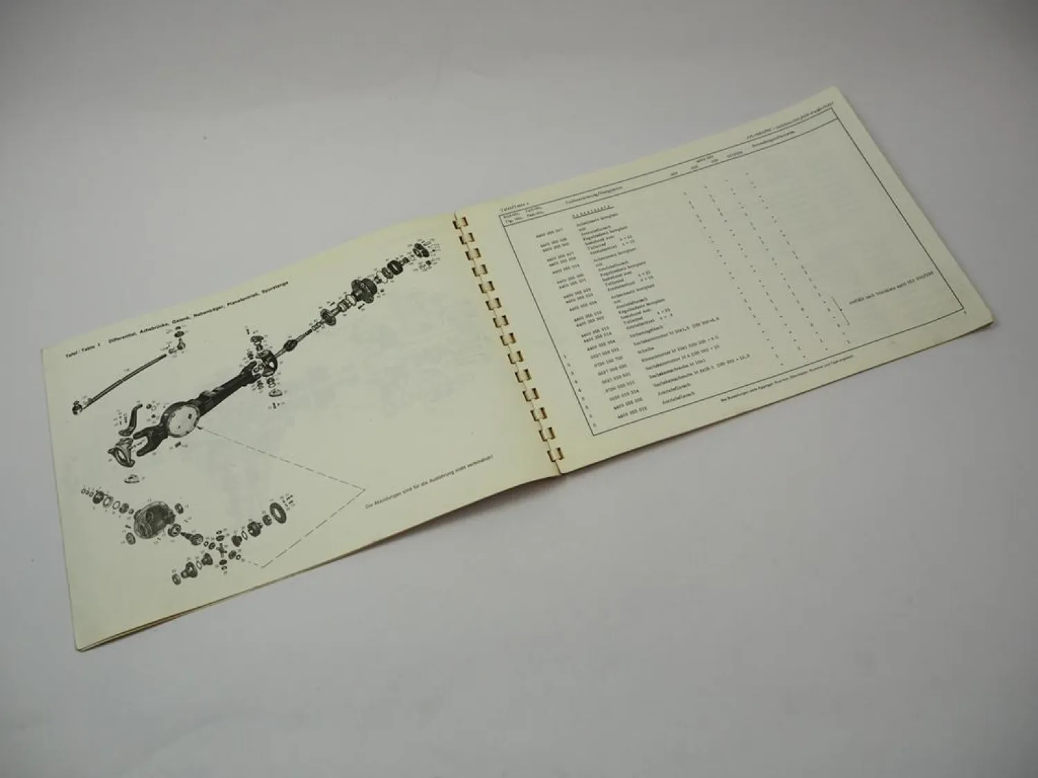 ZF APL-3052/BK Planetenlenkachse Ersatzteilliste 1974 Schlüter Fendt IHC Steyr