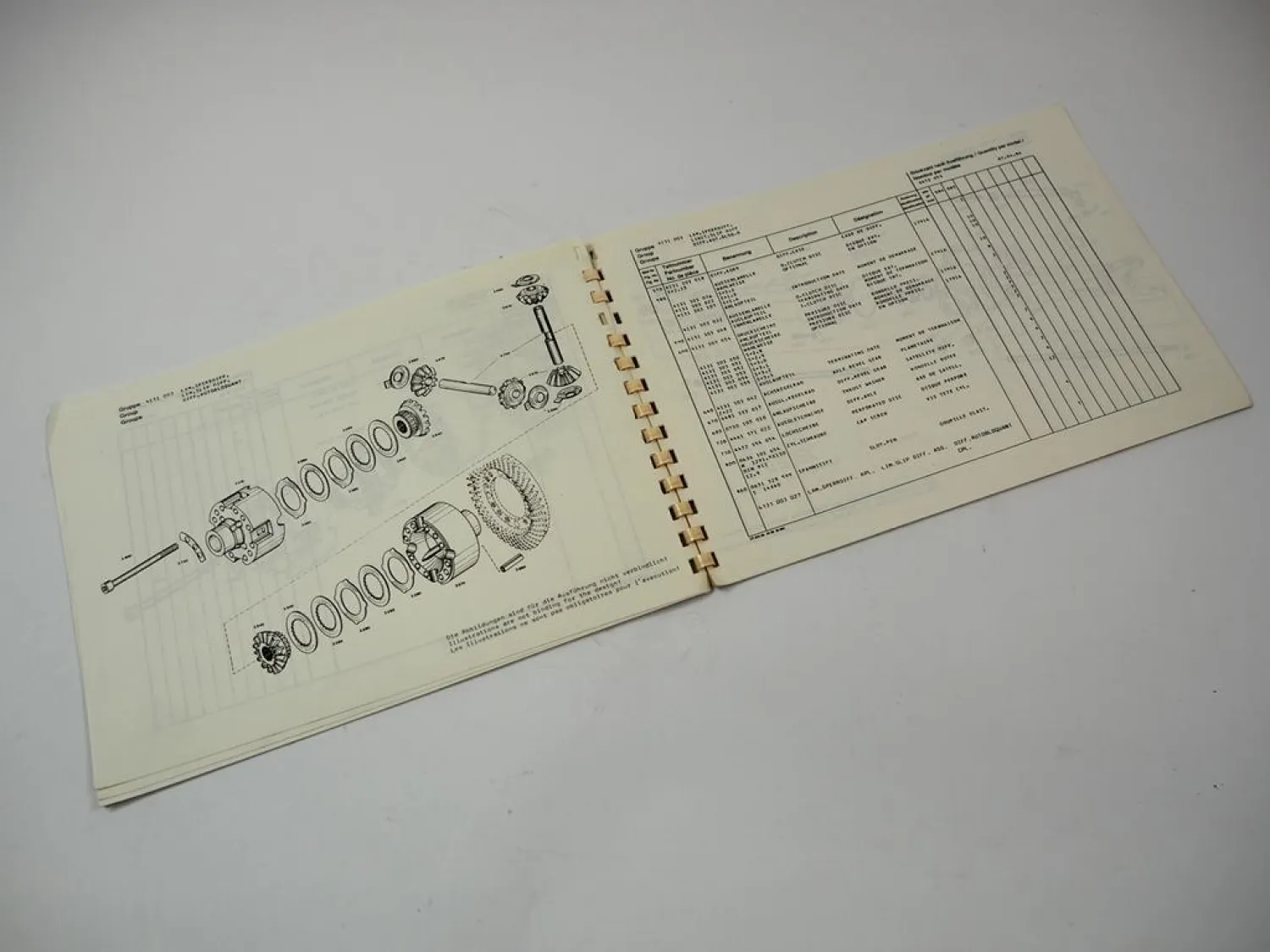 Original ZF APL-345 Planetenlenkachse Ersatzteilliste Spare Parts List Case 1986