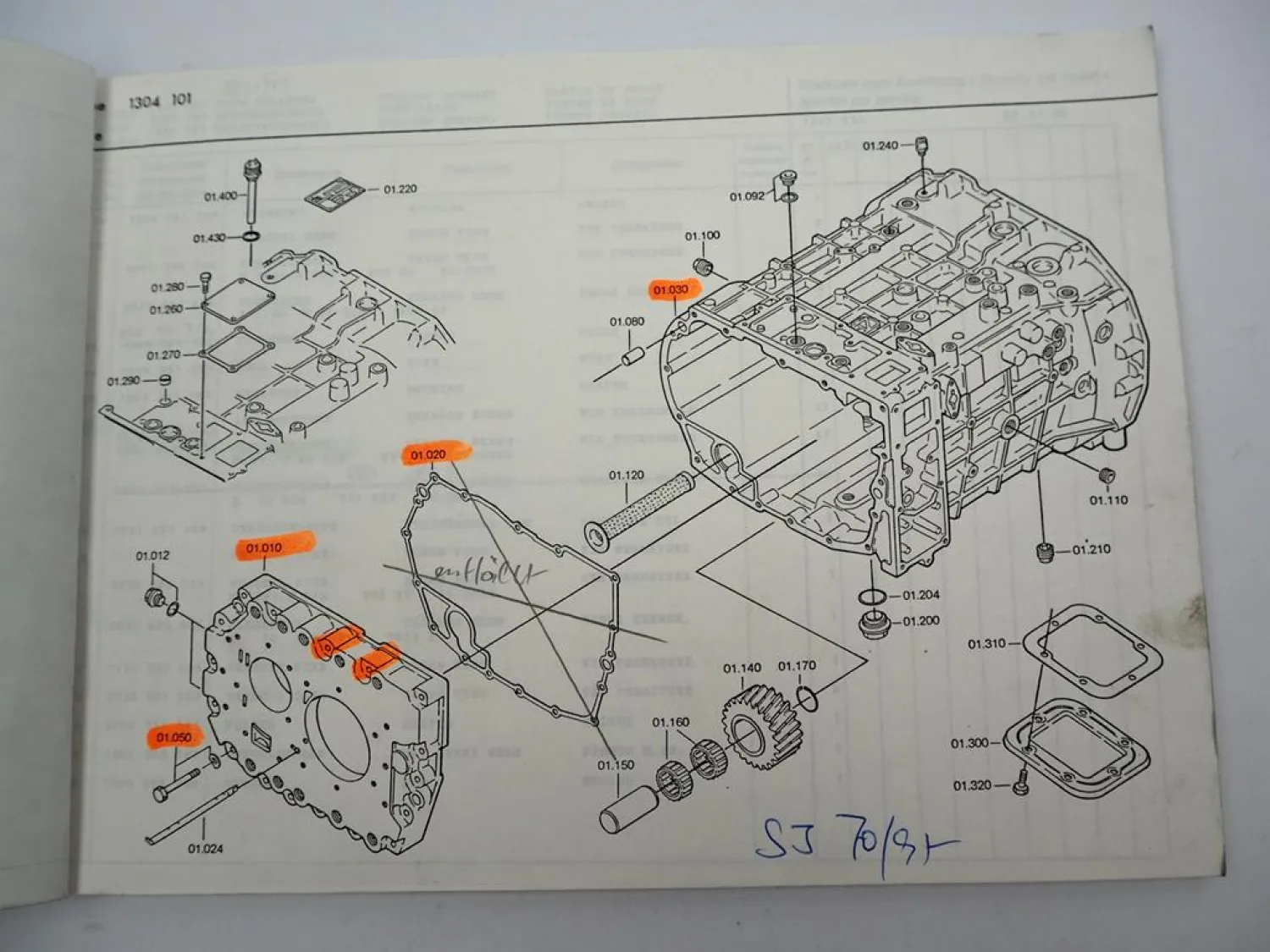 Original ZF Ecomid 8 S 180 Getriebe Ersatzteilliste Auwärter Parts List 01/1990