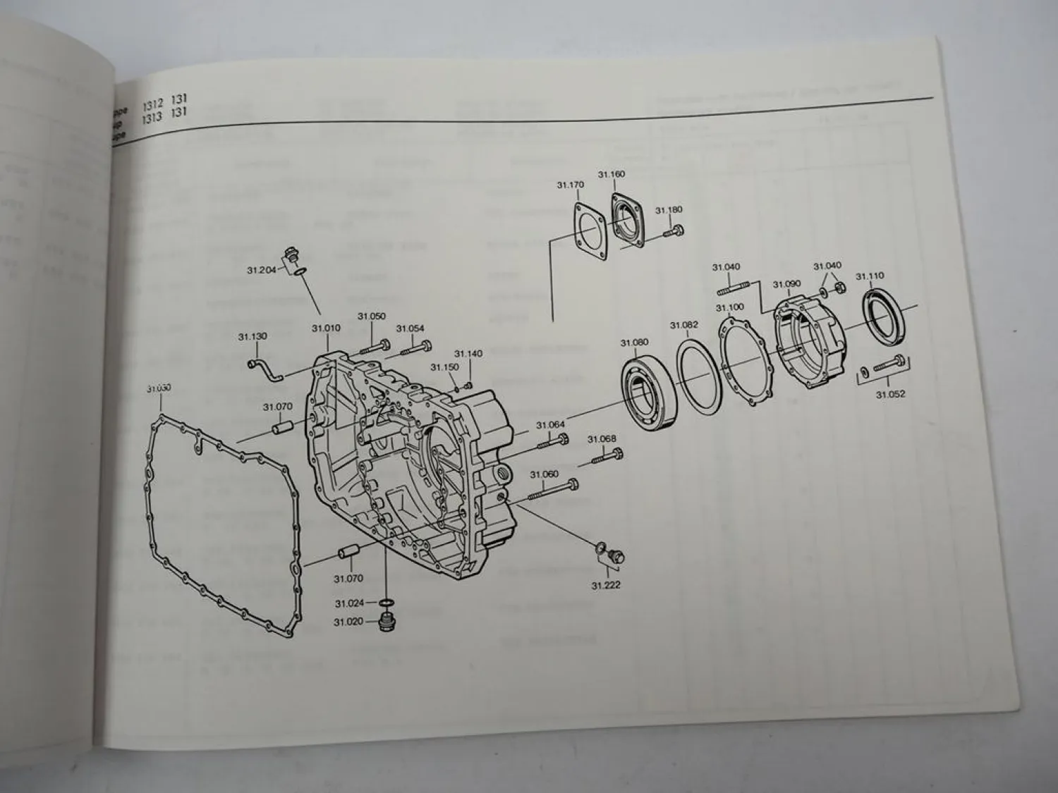 Original ZF Ecosplit 16 S 220 Getriebe Ersatzteilliste DAF Parts List 01/1990