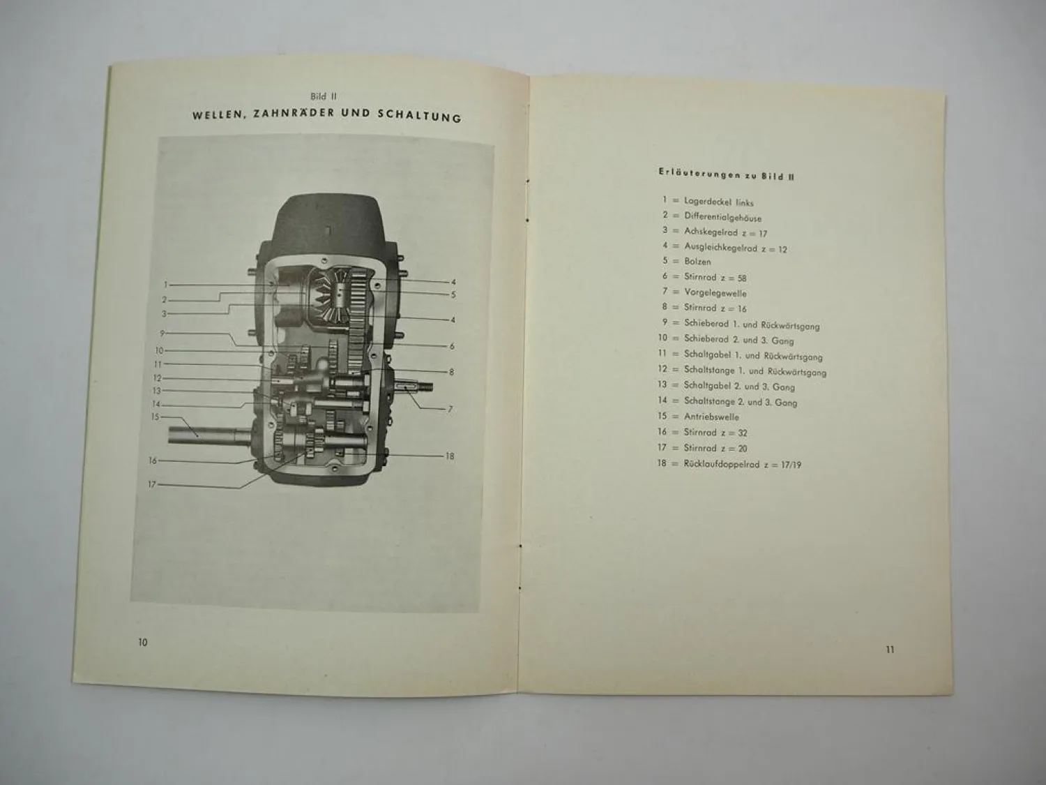 Original ZF MD-7 Köla Mähdrescher Getriebe Bedienungsanleitung Ersatzteilliste