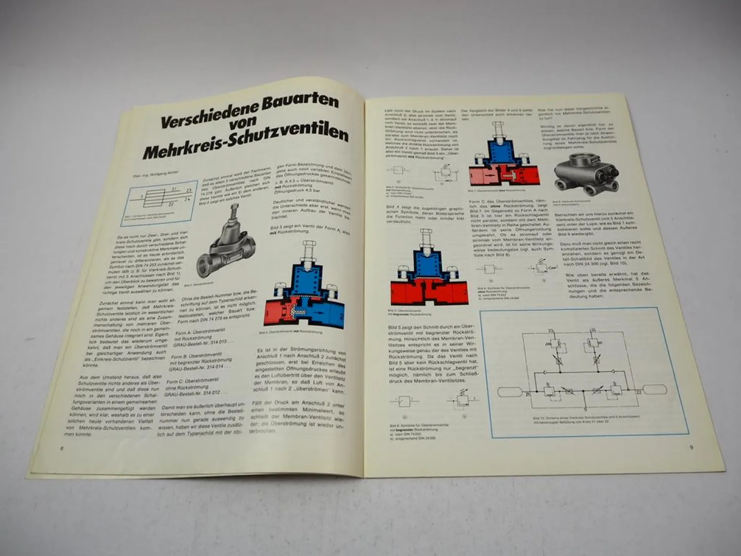 Originale Werkszeitschrift Graubremse Membran-Bremszylinder Ausgabe 2 von 1979