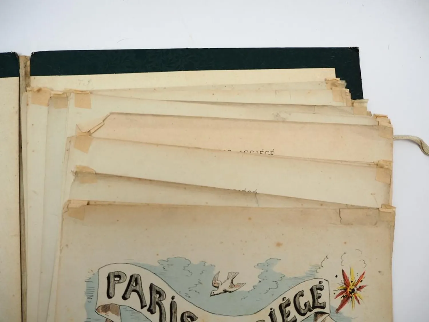 Paris Assiege Scenes de la vie Parisienne Dranere Bildtafeln ca. 1871 unvollst.