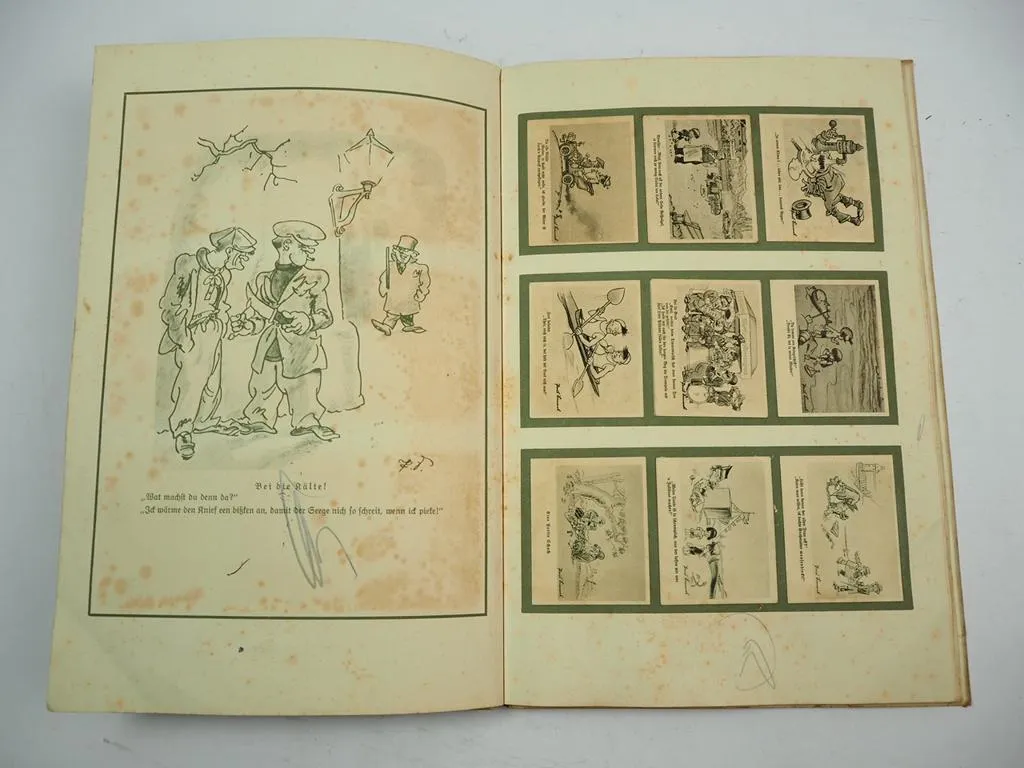 Paul Simmel Sammelbilder Album Zigarettenfabrik Makedon GmbH Mainz 1930er Jahre