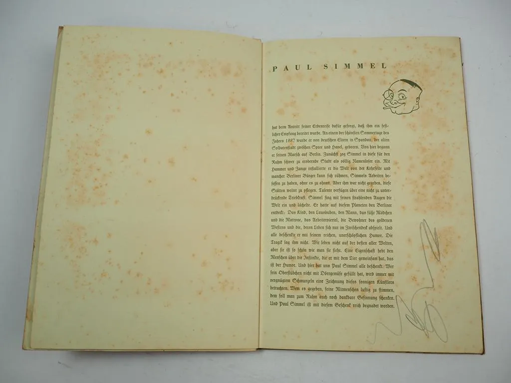 Paul Simmel Sammelbilder Album Zigarettenfabrik Makedon GmbH Mainz 1930er Jahre