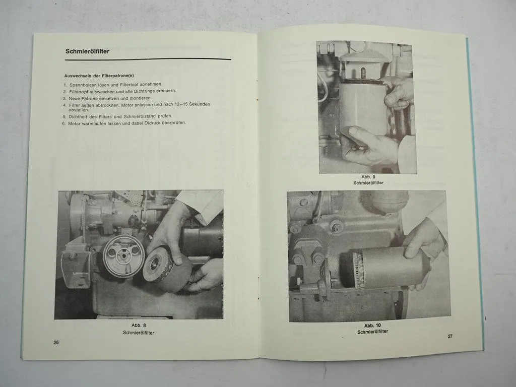 Perkins 3- 4- 6- Zylinder Dieselmotor Betriebsanleitung Wartung Bedienung