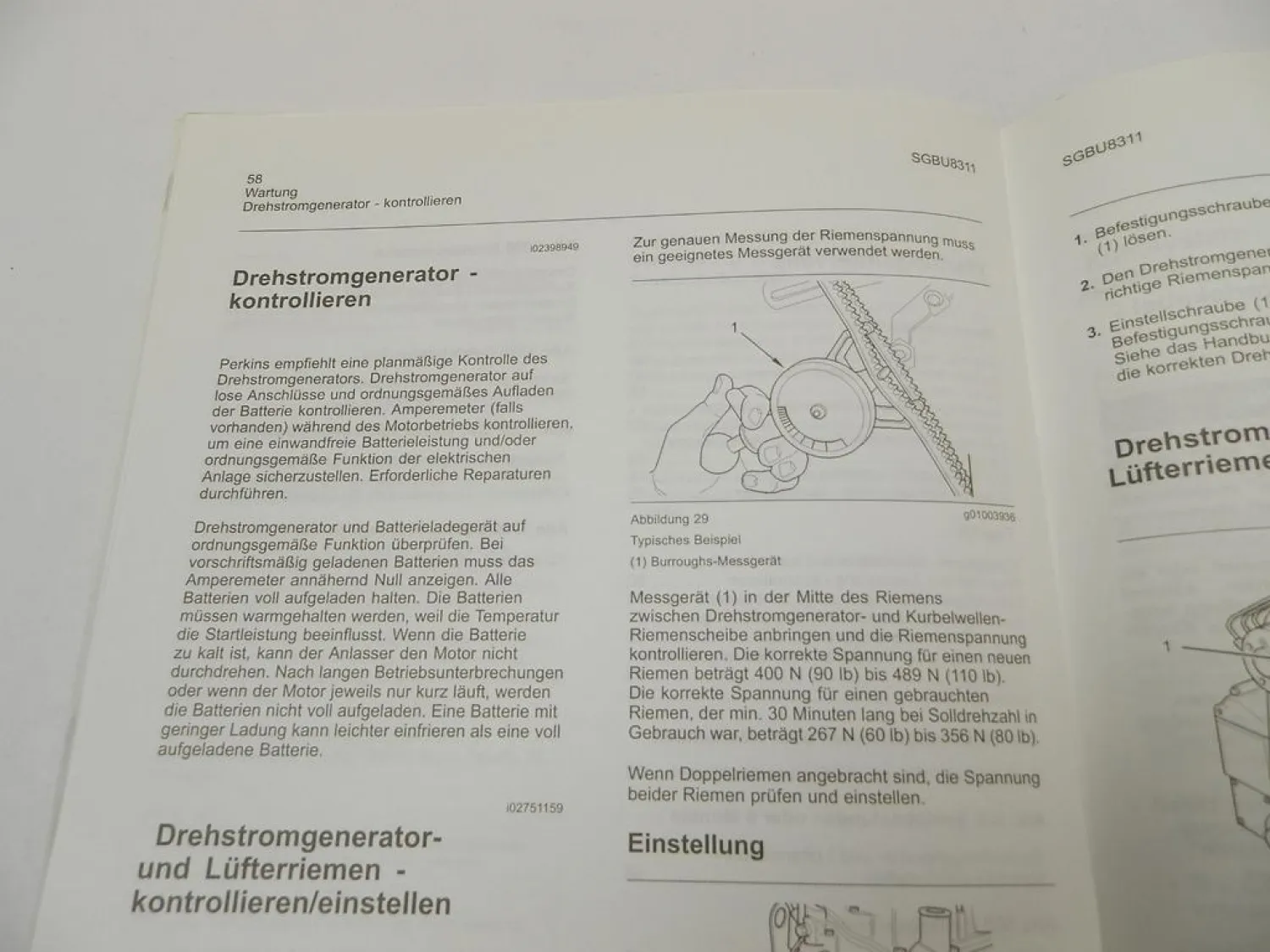 Perkins 402 403 404 D Industriemotor Betriebsanleitung Wartungshandbuch 2007
