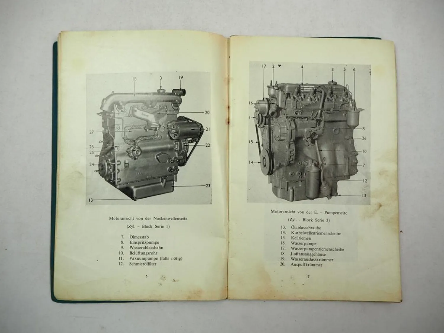 Perkins 4.236 Dieselmotor Betriebsanleitung Bedienungsanleitung 1966