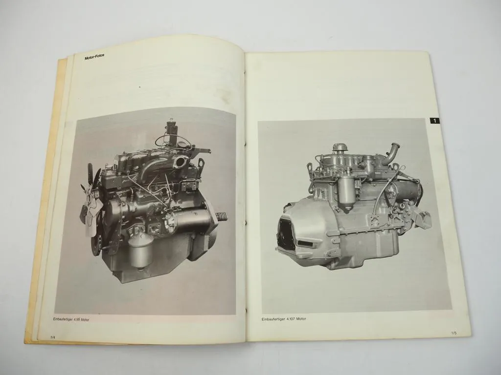 Perkins 4.99 4.107 Diesel Motor Werkstatthandbuch Reparaturanleitung 1966