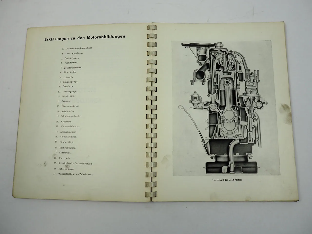 Perkins 6.354 Dieselmotor Werkstatthandbuch Reparaturhandbuch 1964