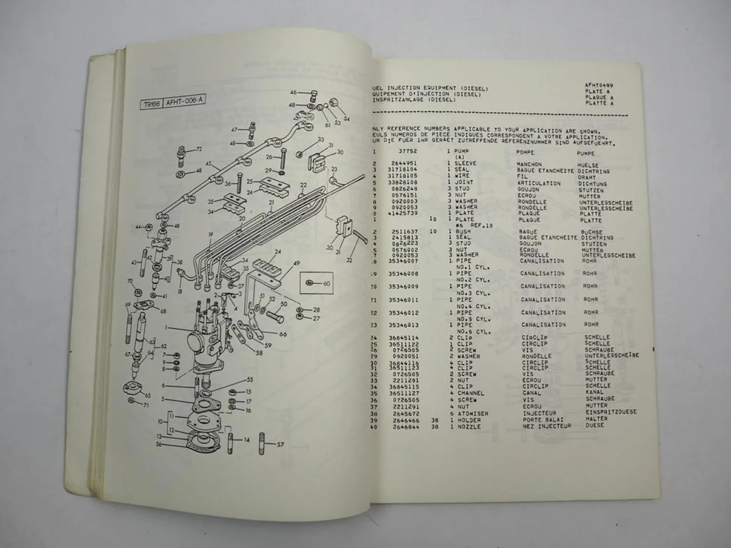 Perkins 6.3724 Motor für Claas Landmaschinen Original Ersatzteilliste