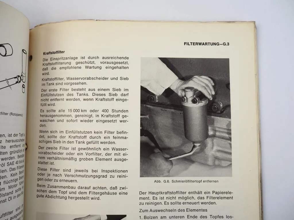 Perkins D4.203 4.203 4.192 Diesel Motor Werkstattanleitung 1975