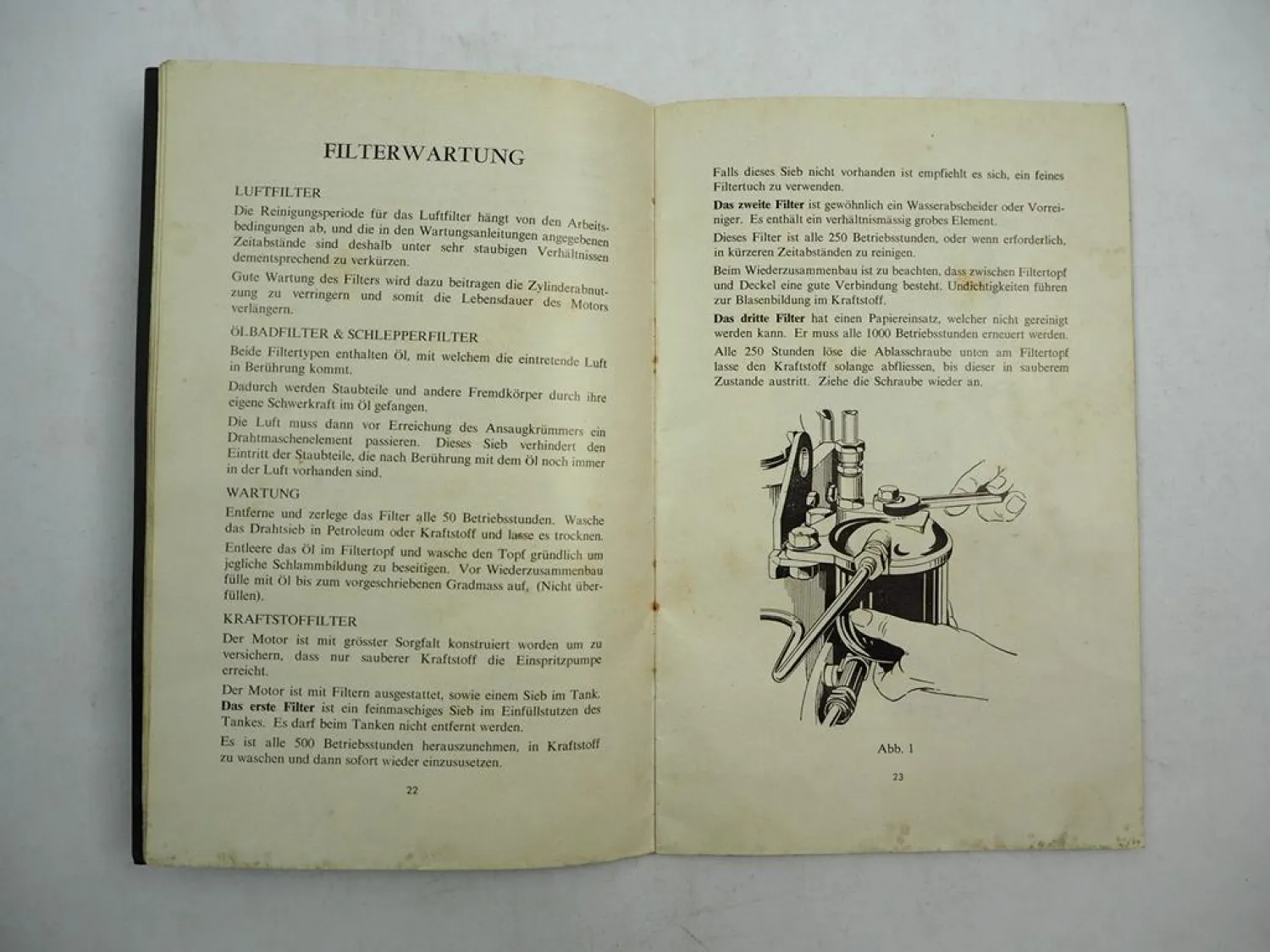 Perkins L4 Baureihe Dieselmotor Betriebsanleitung Wartung 1957 Original