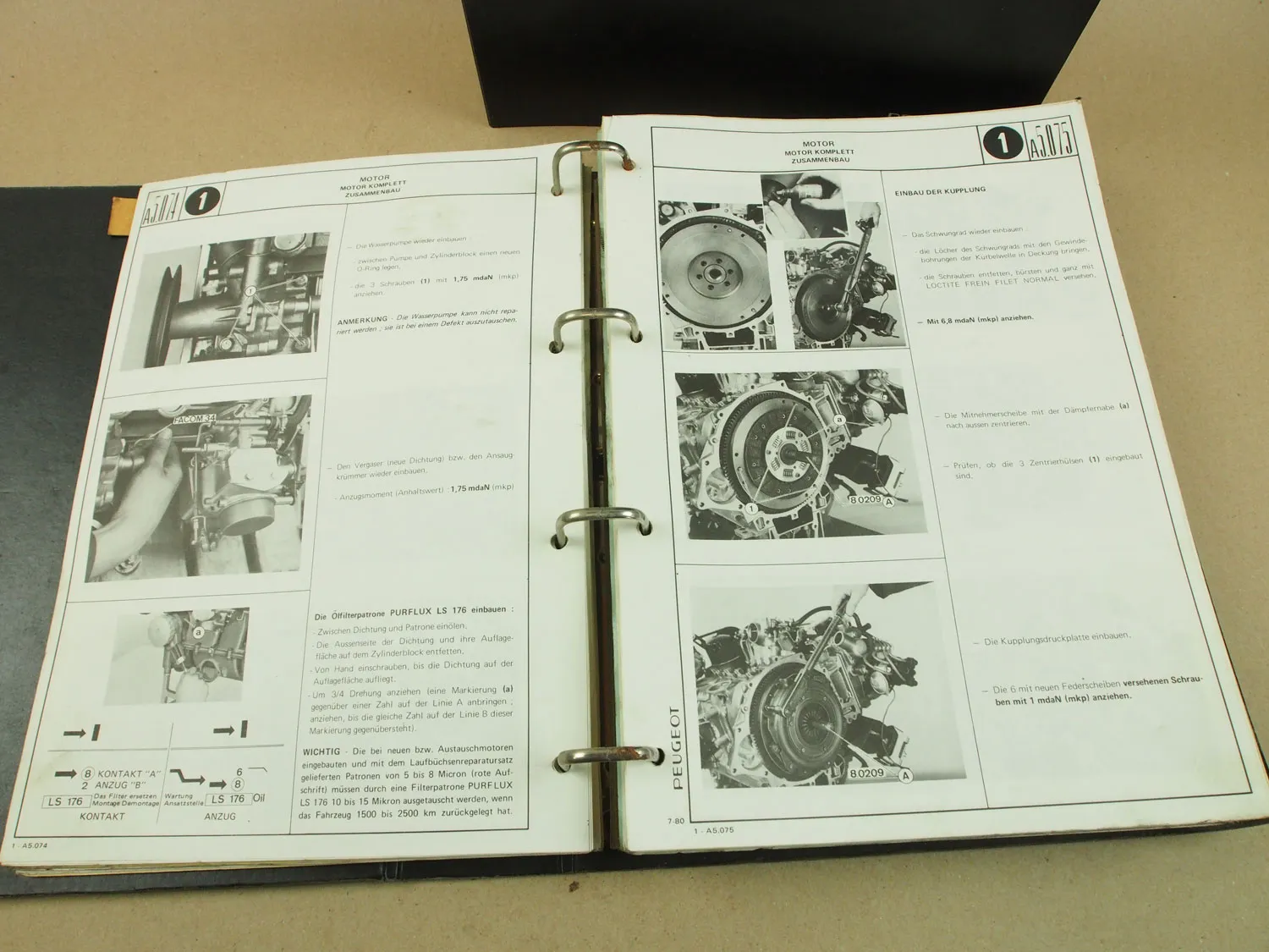 Peugeot 104 Werkstatthandbuch Reparaturanleitung 1972 - 1980