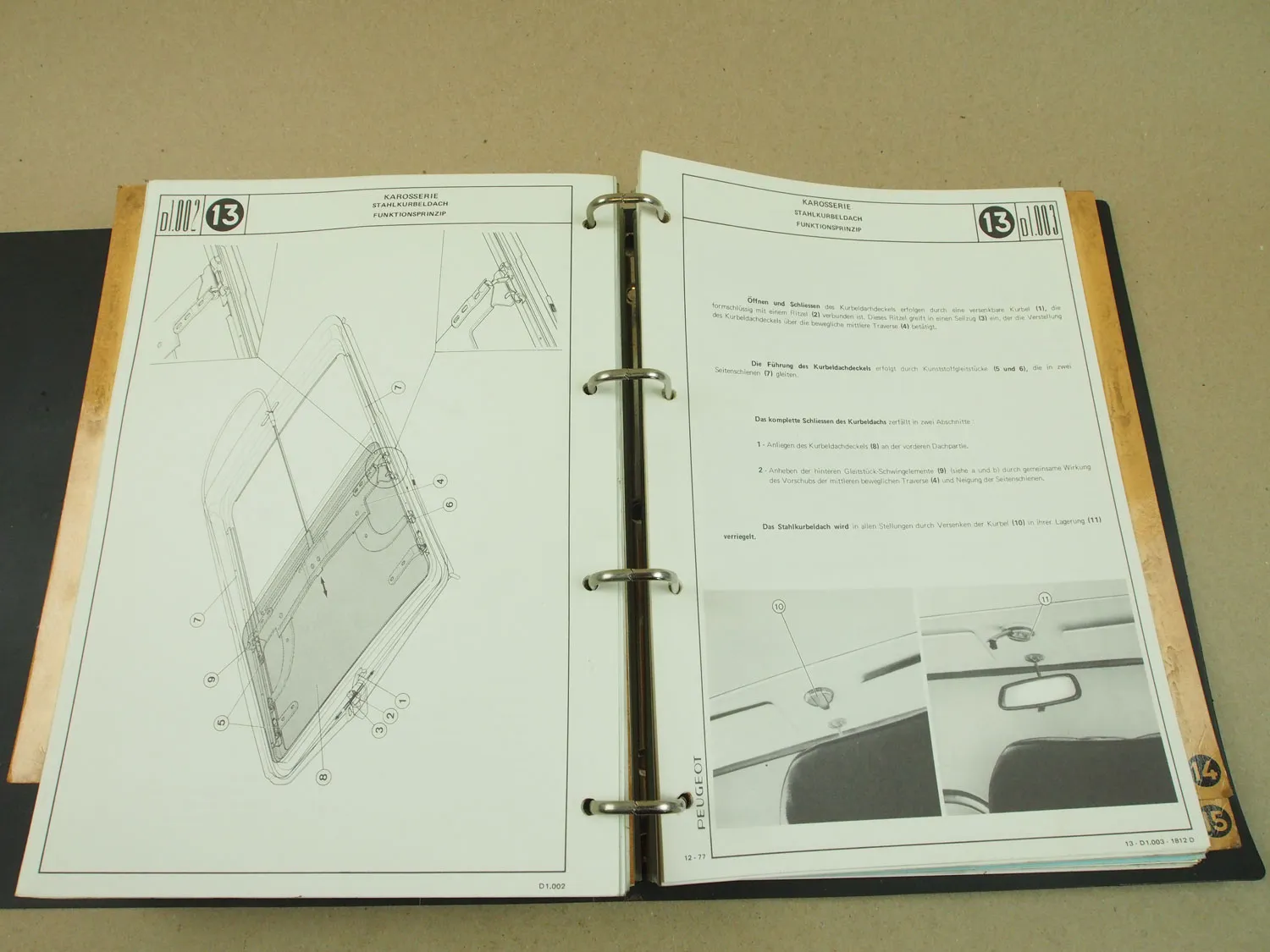 Peugeot 104 Werkstatthandbuch Reparaturanleitung 1972 - 1980