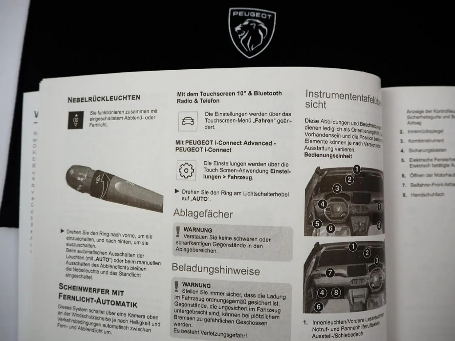 Peugeot 2008 Betriebsanleitung Kurzanleitung mit Bordmappe 2025 Deutsch