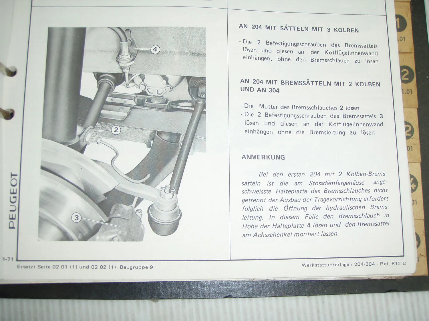 Peugeot 204 304 Moteur Diesel XLD Documentation D Atelier