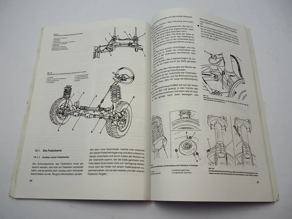 Peugeot 205 GL GR GT XL XR XT SR ab 1983 Reparaturanleitung Bucheli 836 837