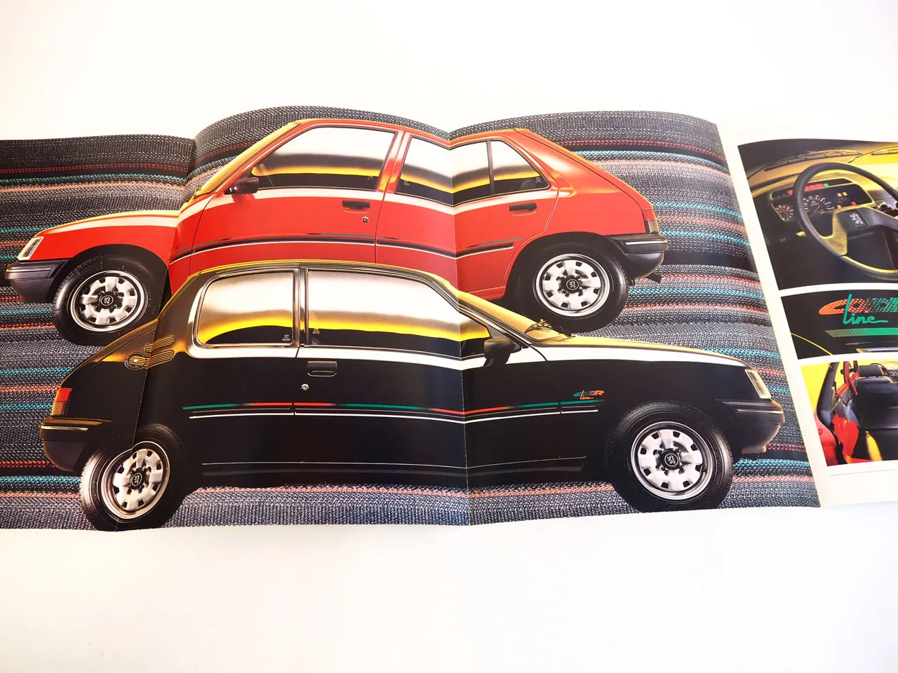 Peugeot 205 Sondermodell Color Line Prospekt Technische Daten Ausstattung MJ1991