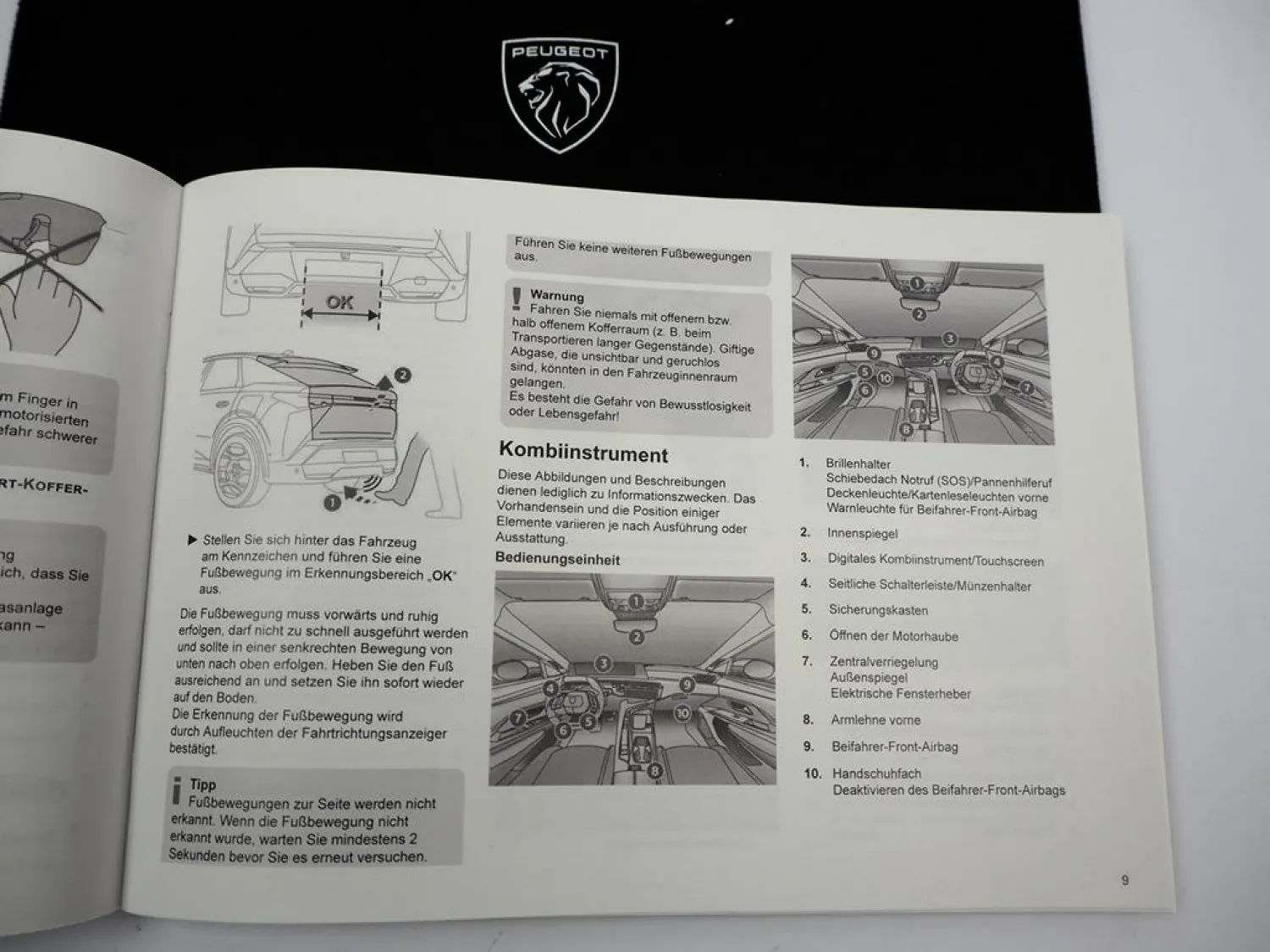 Peugeot 3008 5008 /e Betriebsanleitung Kurzanleitung 9/2025 Bordmappe deutsch