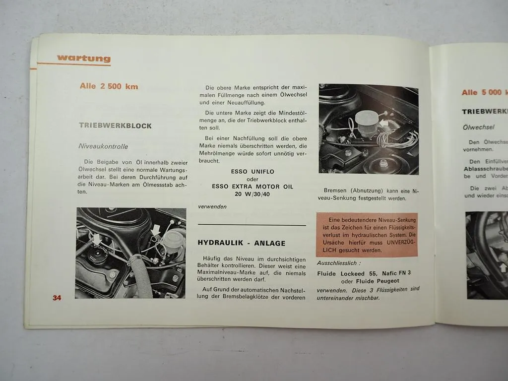 Peugeot 304 Limousine Motor XL3 Betriebsanleitung Bedienungsanleitung 1971