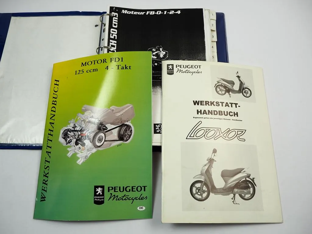 Peugeot Motocycles Elyseo Trekker Speedfight Looxor Technische Information 2001