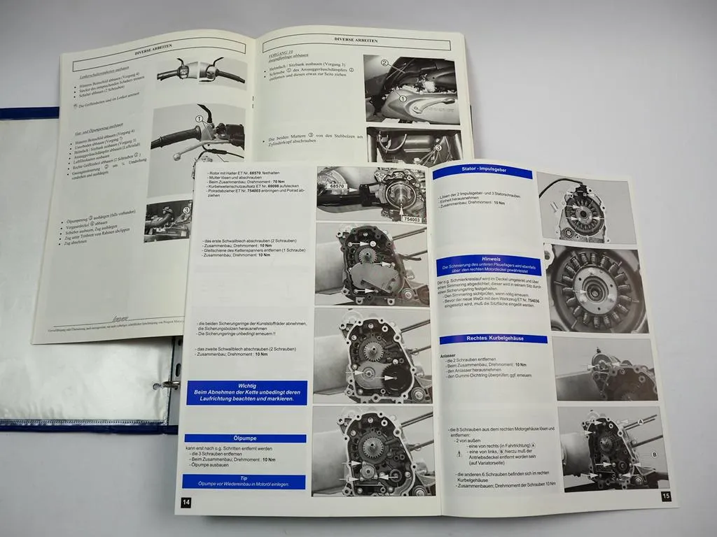 Peugeot Motocycles Elyseo Trekker Speedfight Looxor Technische Information 2001