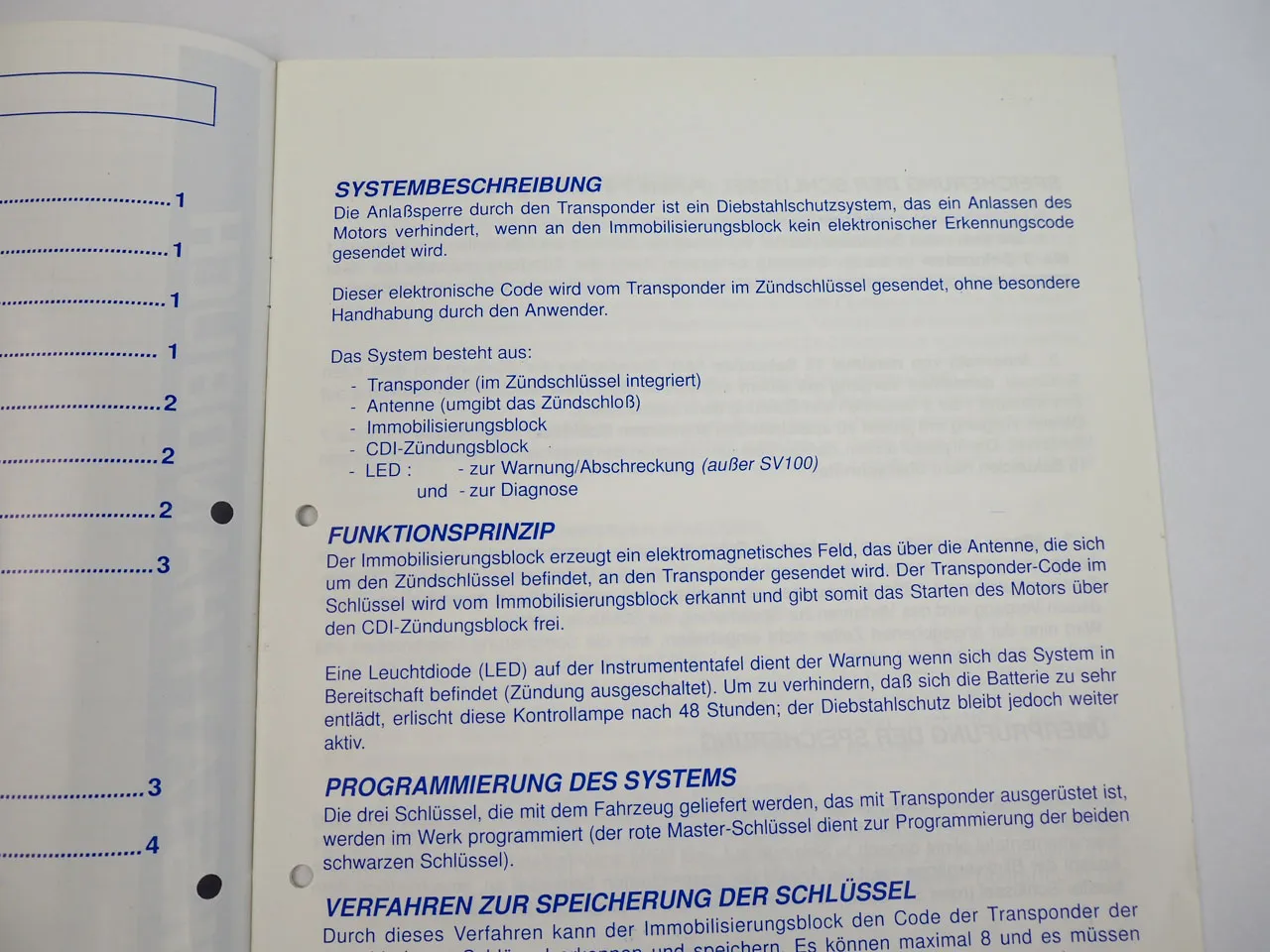 Peugeot Wegfahrsperre Magneti Marelli Immo Werkstatthandbuch