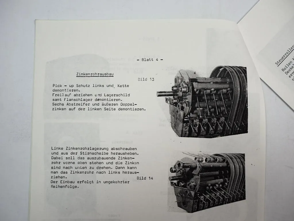 Pöttinger Boss Ladewagen Reparaturanleitung Werkstatthandbuch