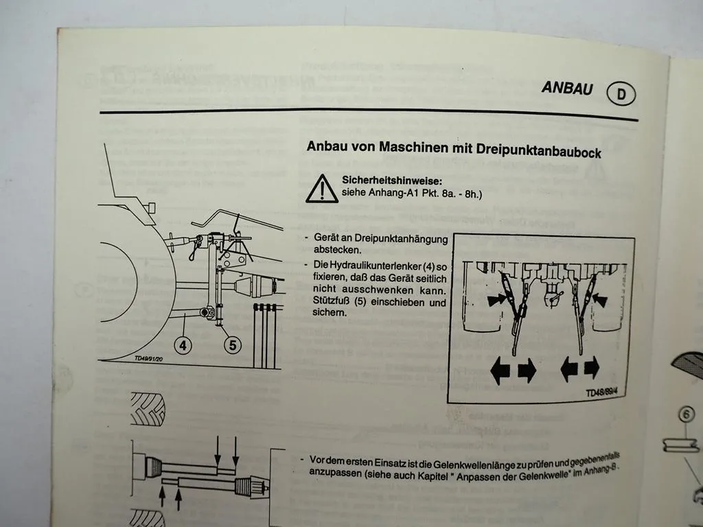 Pöttinger TOP420N Typ SK261 Schwadkreisel Betriebsanleitung Ersatzteilliste