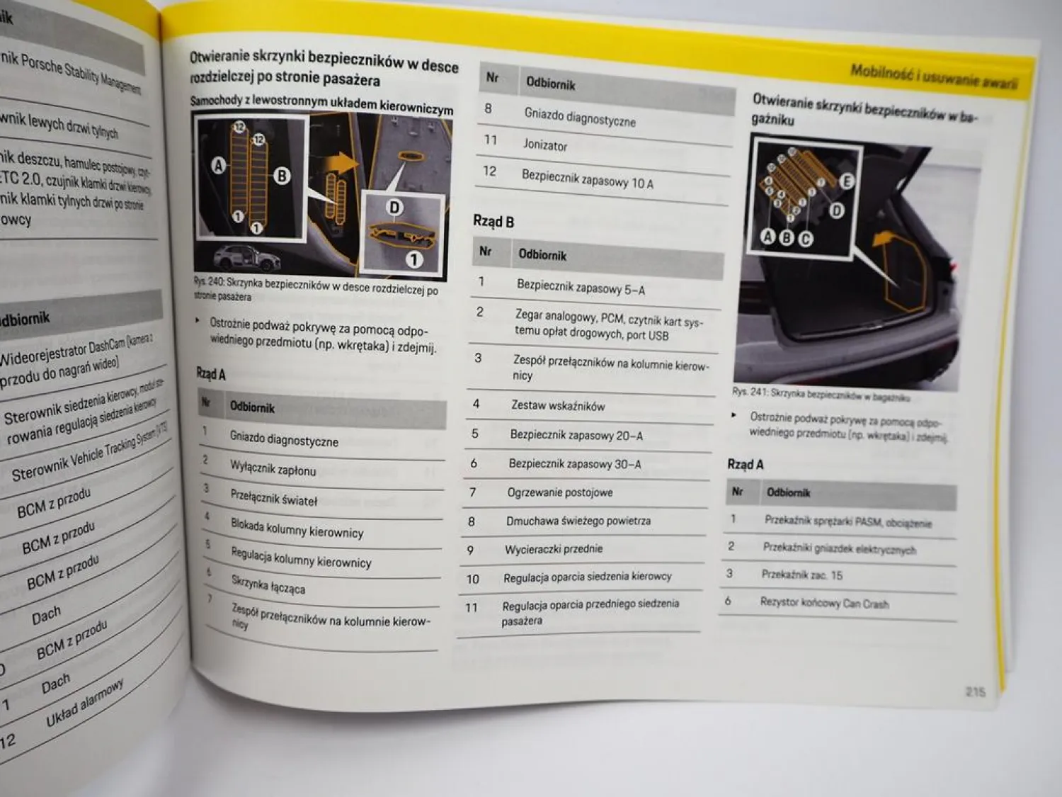Porsche Macan 95B T S GTS Dobrze wiedziec Instrukcja obslugi 6/2022 dziennik okrętowy