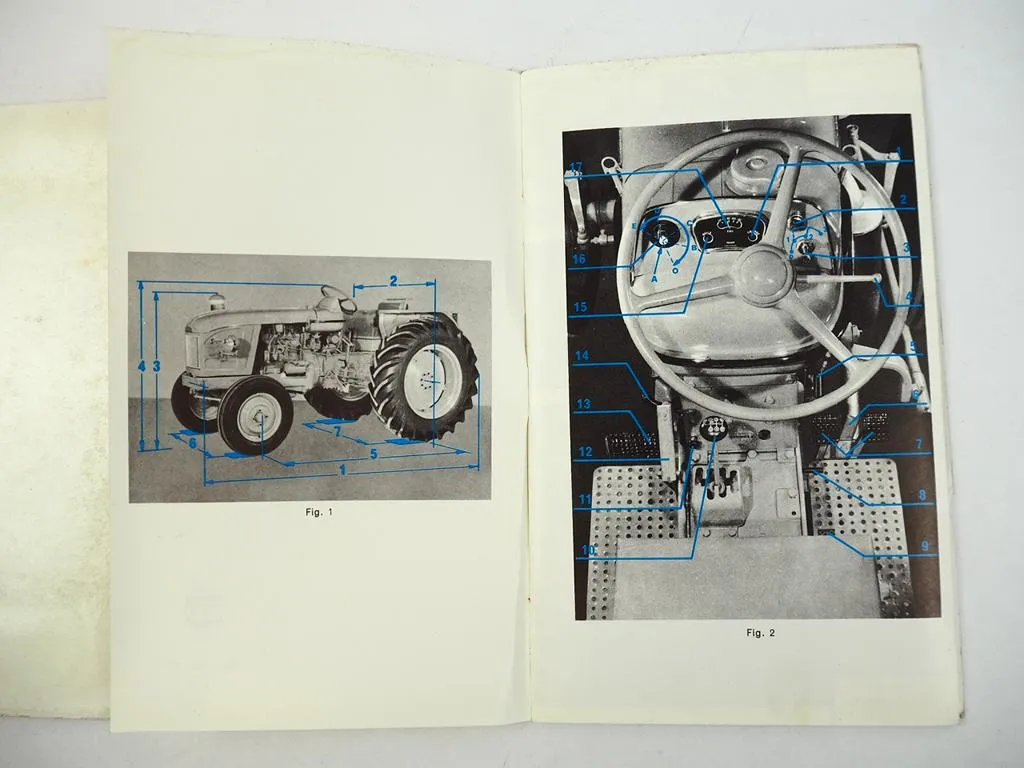 Porsche Renault Super 4 und 5 Schlepper Betriebsanleitung 1964