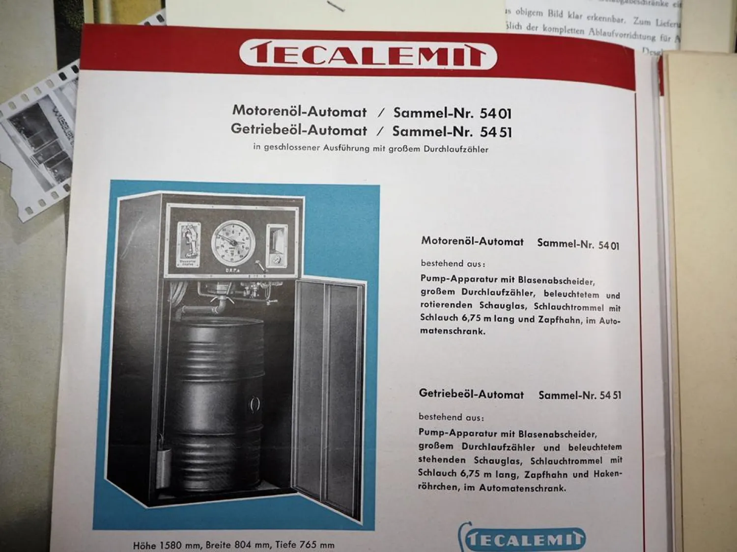 Posten 12x Prospekt Thema Autowerkstatt Zubehör 1950/60er Jahre