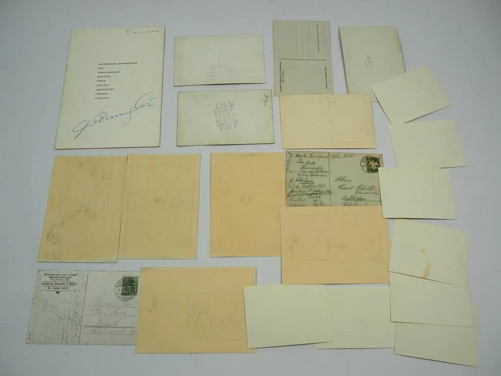 Posten Fotos Bilder AK Karten zum Thema Sport 1909 bis 1960er Jahre