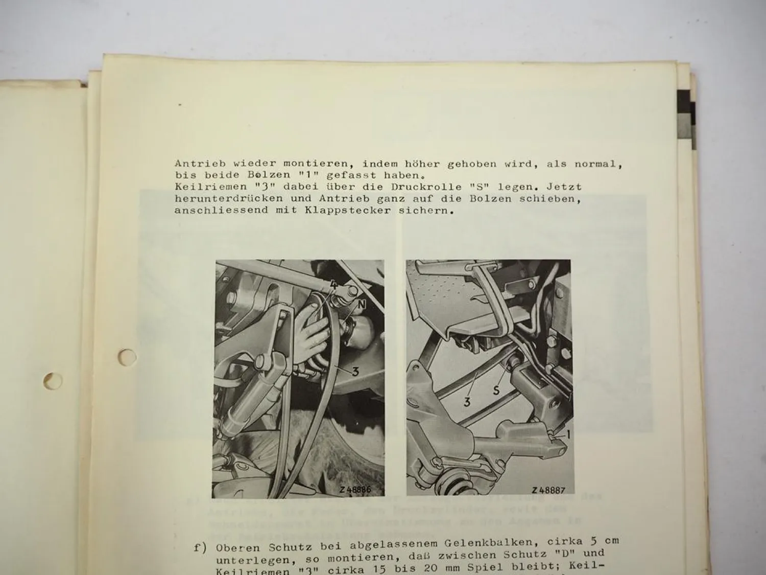 Posten John Deere Schlepper Mähdrescher Kundendienst Nachrichten 1967 bis 1969