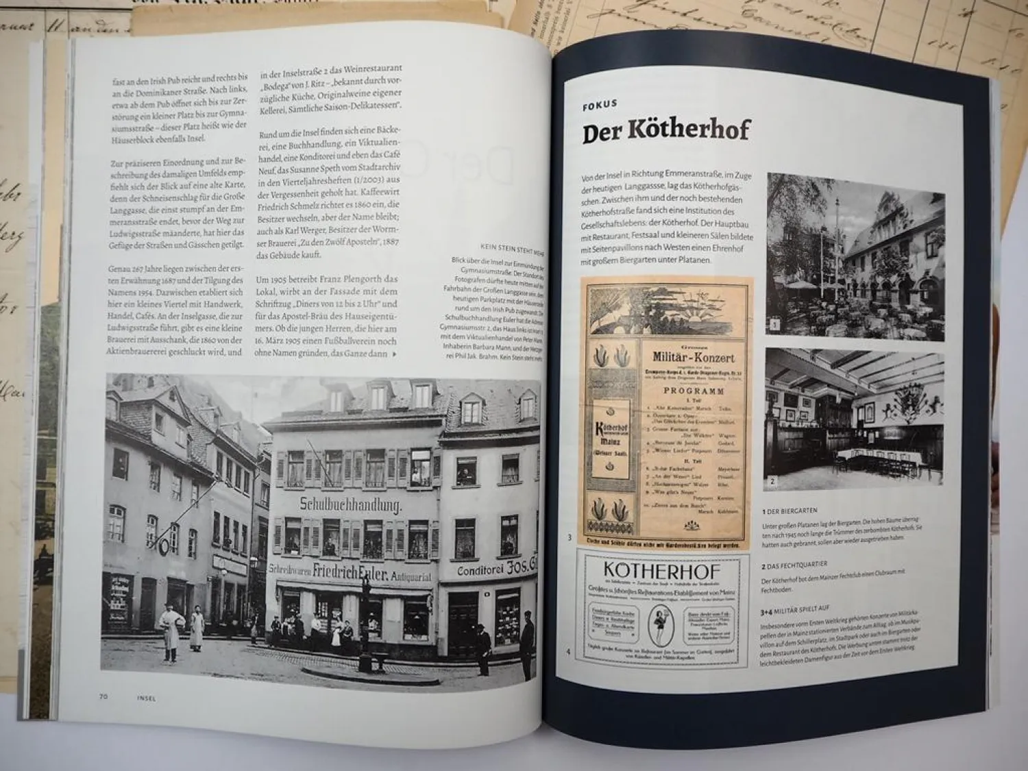 Posten Mainz Rechnungen ab 1850 Belege Stadtpläne Zeitschrift Unsere Geschichte